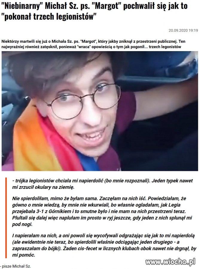 Tęczowy bohater nie daje o sobie zapomnieć