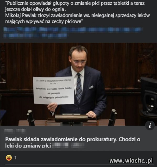 Ciekawe jakie on tabletki bierze?