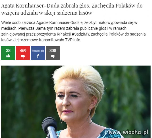 Zabrała głos
