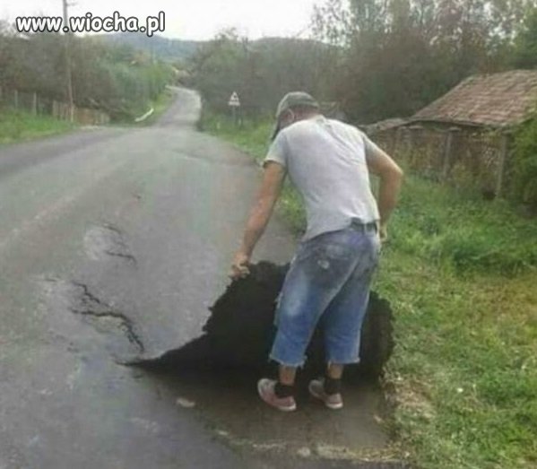 A jednak kawały o zwijanym asfalcie to nie bajka