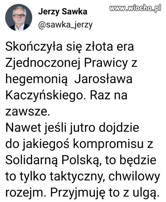 Sawka jak zwykle trafnie i w punkt...