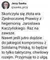 Sawka jak zwykle trafnie i w punkt...