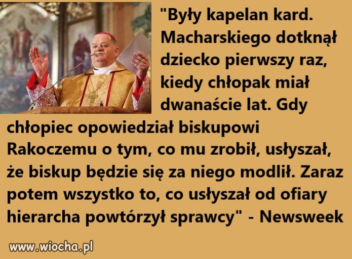 Sekretarz gwałcił kilkaset razy. 