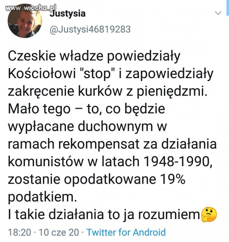 A u nas? U nas to zwrócono,