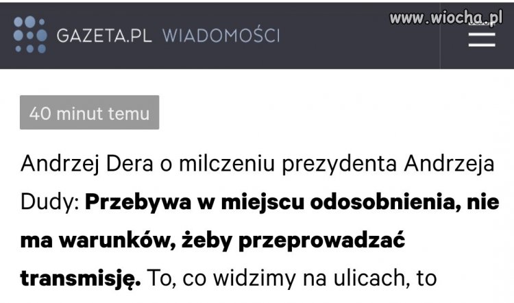 Kaczyński internował Dudę?