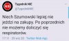 Żeby tylko respiratorów ...