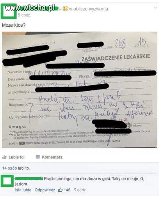 Z lekarskiego na polski