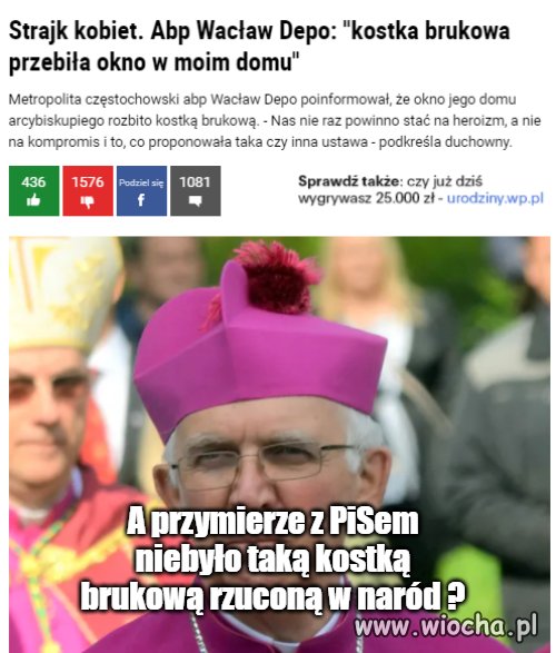 Biskupi jak ta kostka brukowa 