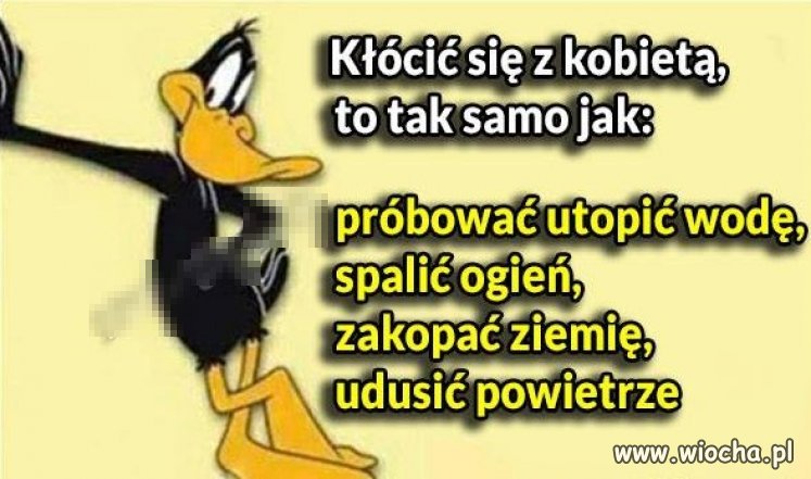 Kłótnia z kobietą 