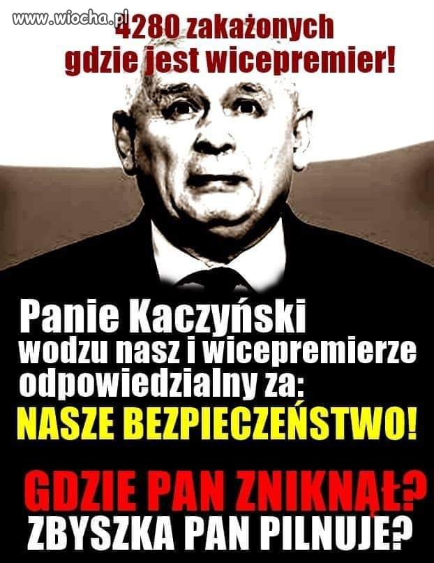 Gdzie jest wicepremier?