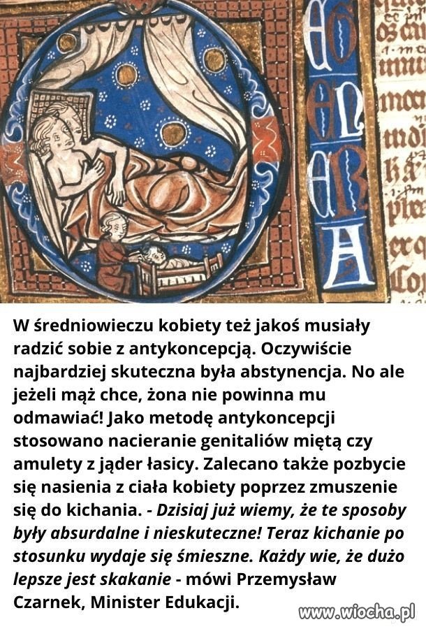 Antykoncepcja, średniowiecze...   