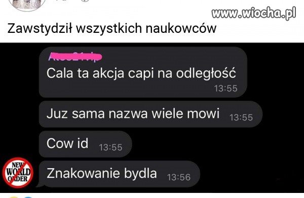 Je***niutki, rozszyfrował!!!   