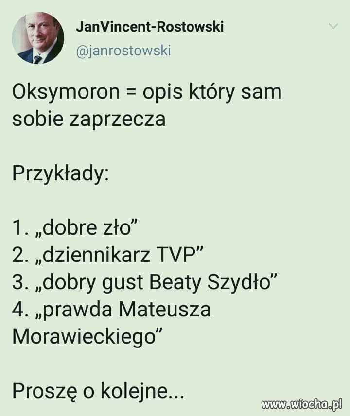 Oksymoron. 