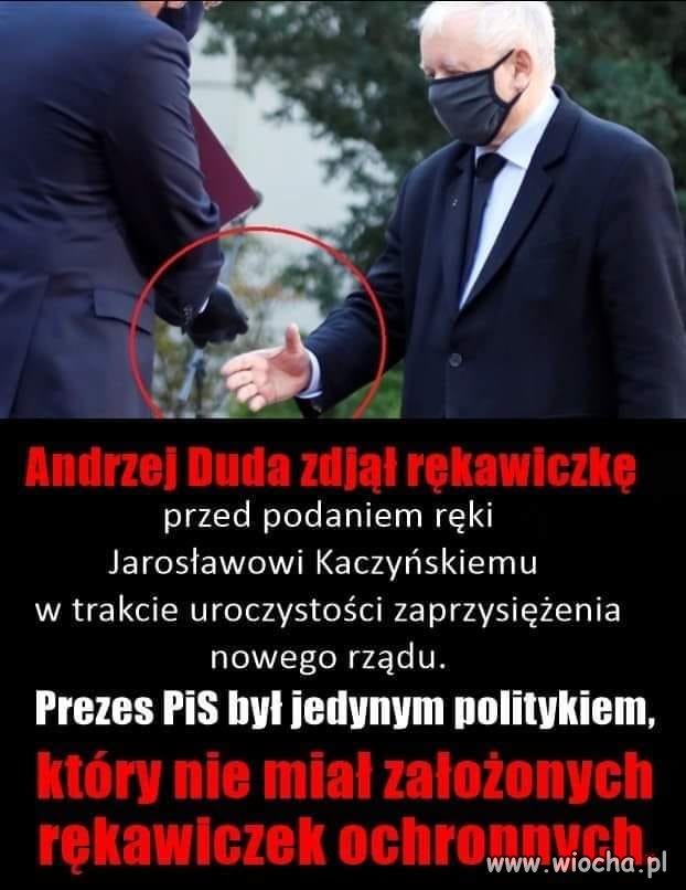 Nie założył bo 