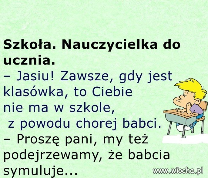 Symulantka. 
