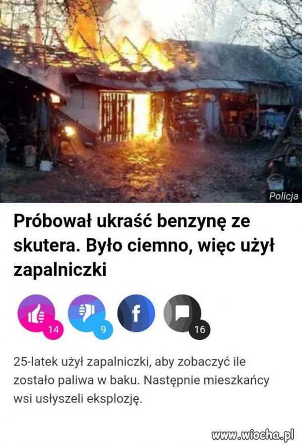 Jego plan spalił na panewce 