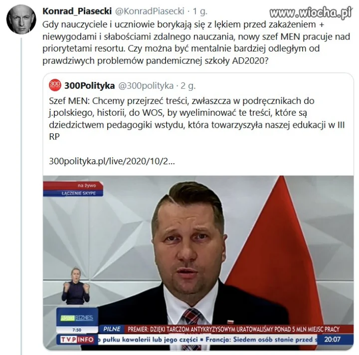 Priorytet Czarnka to ...
