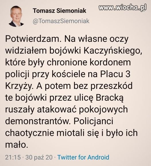Bojówki Kaczyńskiego