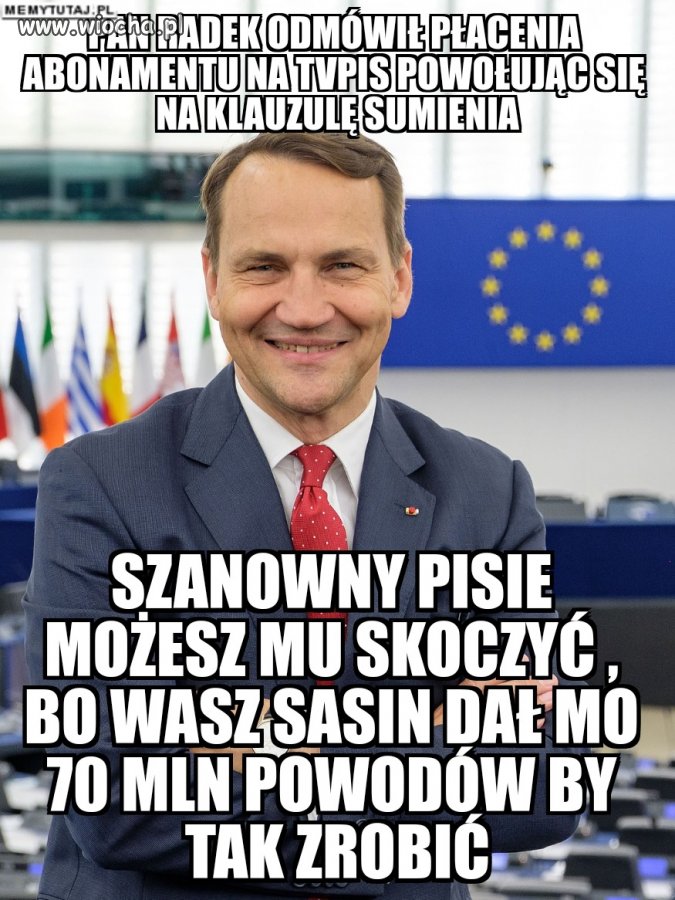 Tylko frajer płaci pisom kiedy nie musi