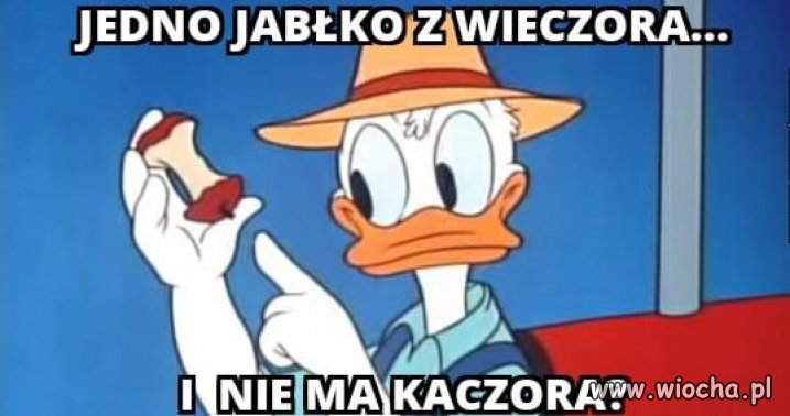 Jedno jabłko i po kłopocie 