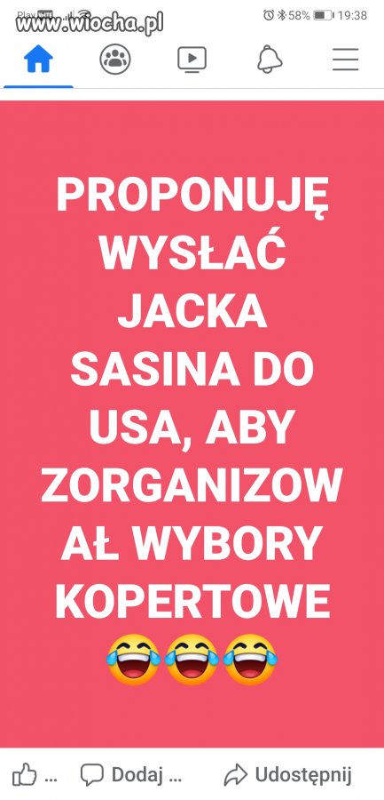 Wysłać. 