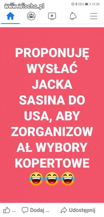 Wysłać. 
