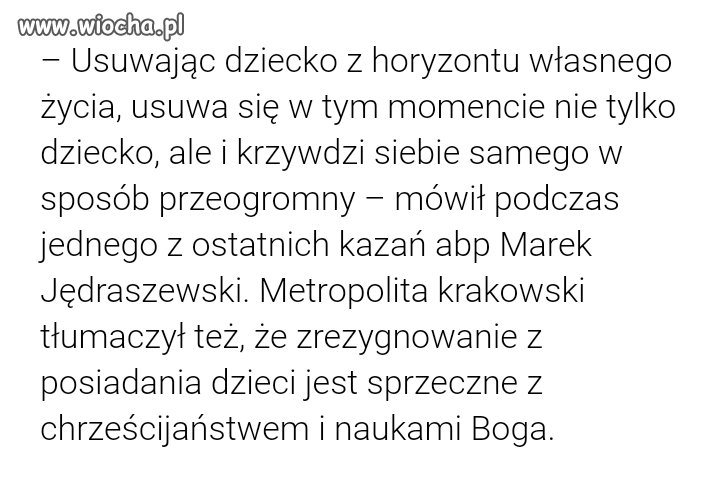 Jędraszewski i jego teorie
