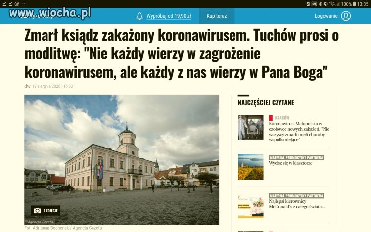 Temat uzdrawiania modlitwą uważam za skończony