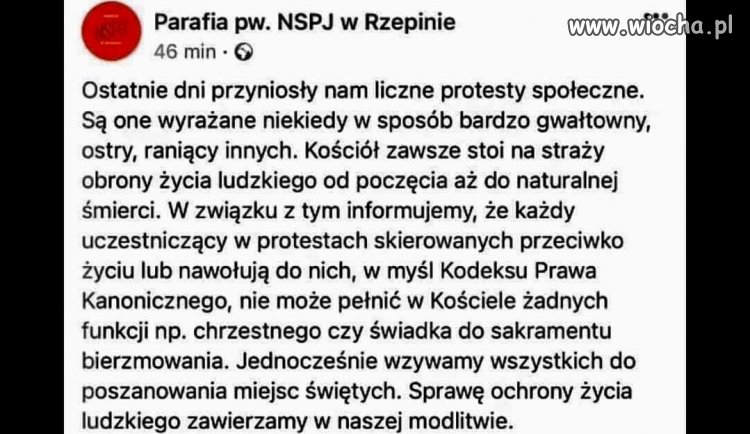 Parafia w Rzepinie odjechała