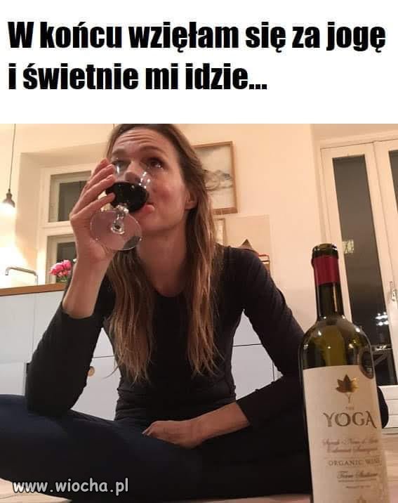 Taką jogę to ja rozumiem.