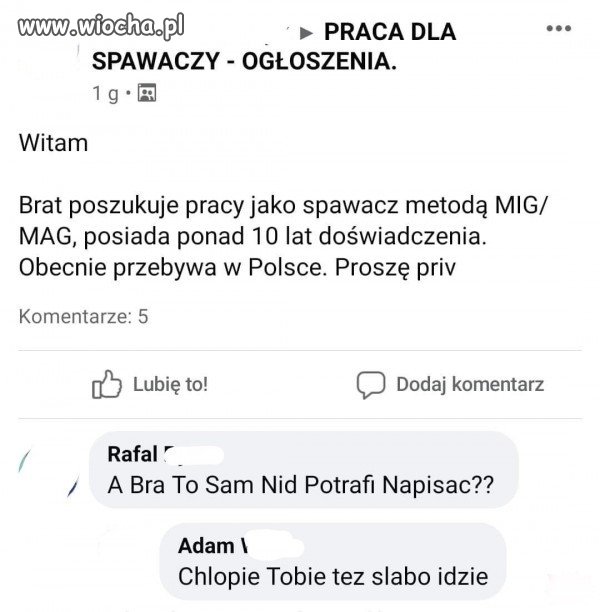 Spawacze tacy są