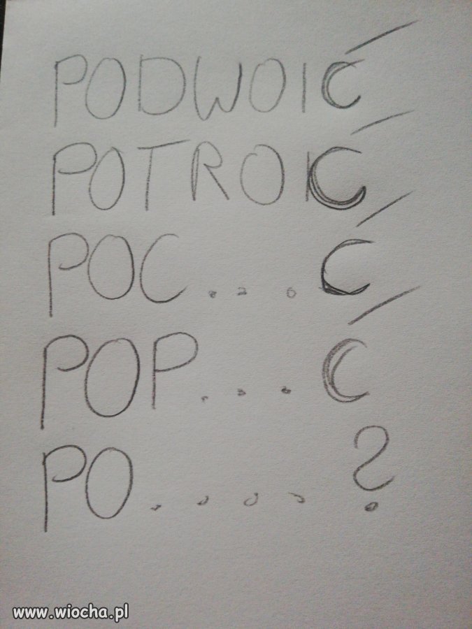 Nie wiem, a niby taki bogaty język