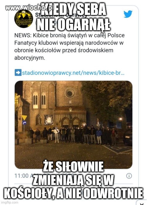 Kibole bronią Kościołów