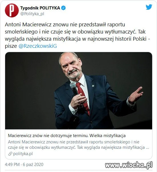 Nie po raz pierwszy...