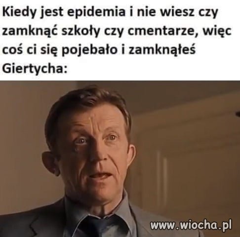 Przez epidemię 