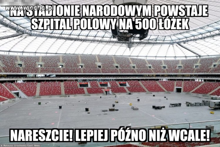 Tymczasem z frontu walki z zarazą której nie ma...