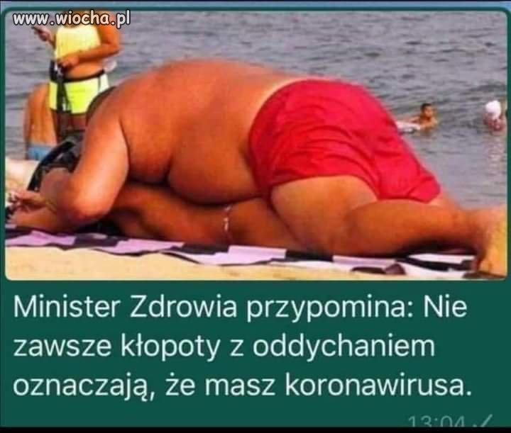 Minister Zdrowia przypomina...