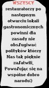 Restauracje pozdrawiają