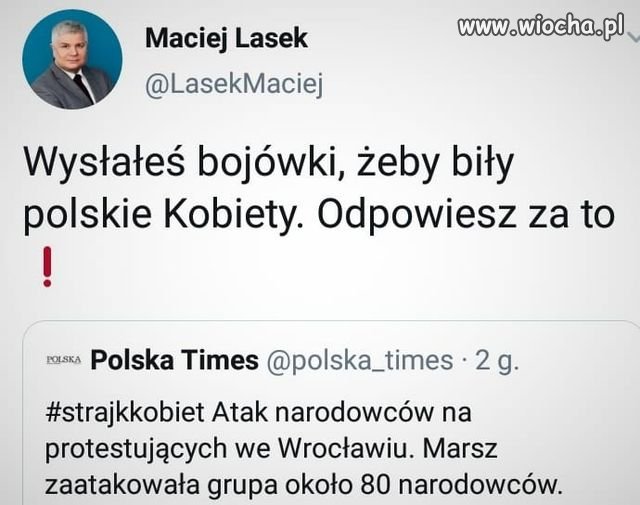 Jarosławie K. Odpowiesz !