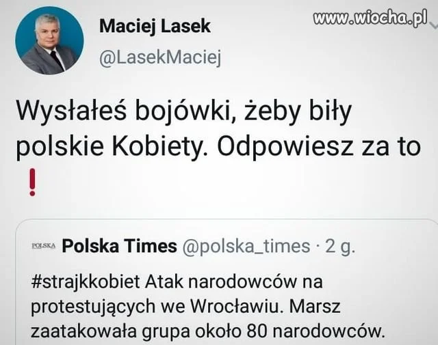 Jarosławie K. Odpowiesz !
