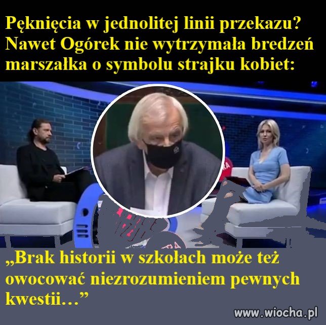 Pęknięcia w jednolitej linii przekazu?  