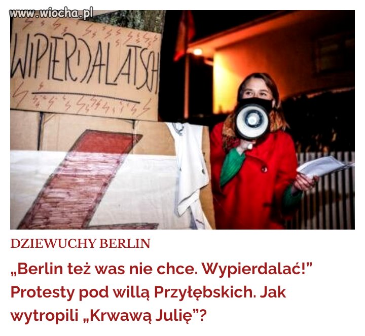 Namieszała i uciekła z Polski