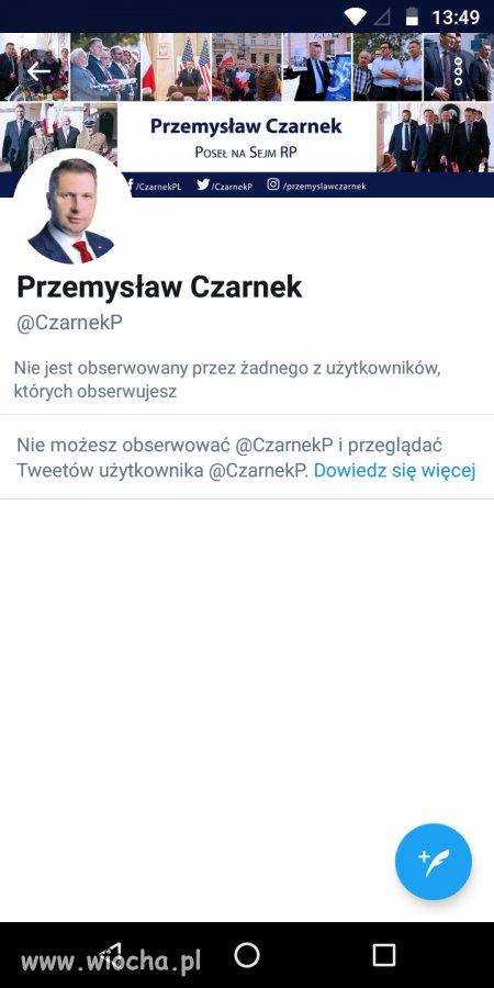 Blokada zamiast odpowiedzi, bo napisałem, że