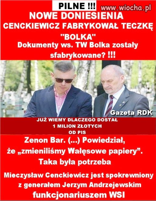 I tak wyszlo szydlo z worka...