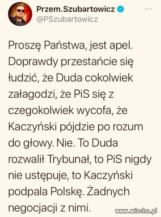 Żadnych negocjacji