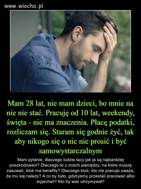 Smutne, ale prawdziwe.