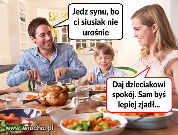 Jedz synu, bo narodowcem zostaniesz 