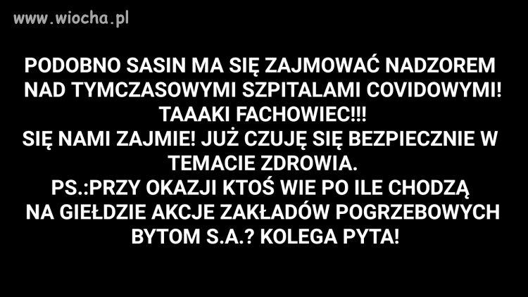Sprytny czlowiek nawet z pisiej serii porażek...