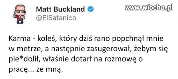 Karma wraca