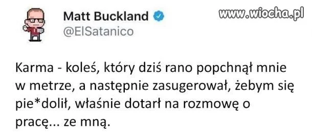 Karma wraca